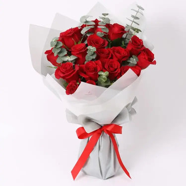 21 Red Roses Bouquet